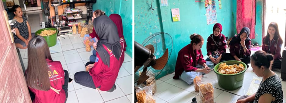 Kelompok KKM 71 Universitas Bina Bangsa Melakukan Observasi UMKM untuk Menemukan Potensi Usaha di Komplek Ciputri